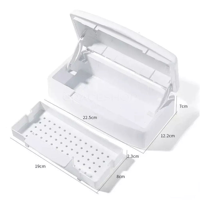Recipient pentru dezinfectarea instrumentelor, cu capac transparent, 0.5L
