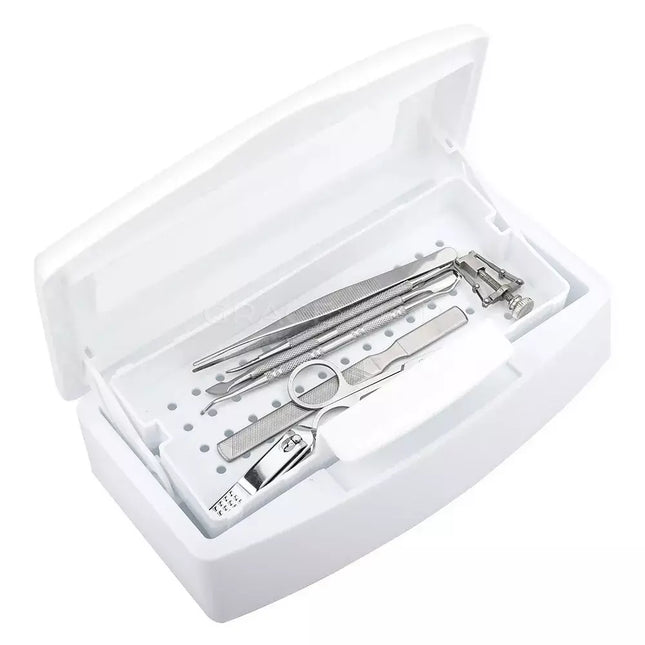 Recipient pentru dezinfectarea instrumentelor, cu capac transparent, 0.5L