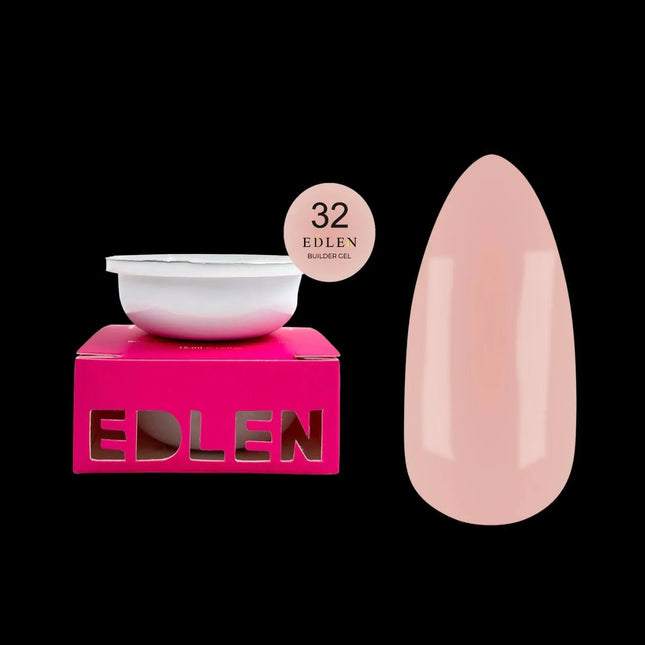 Gel de construcție Edlen №32 Reumplere „Office” Roz Vanilie 30ml