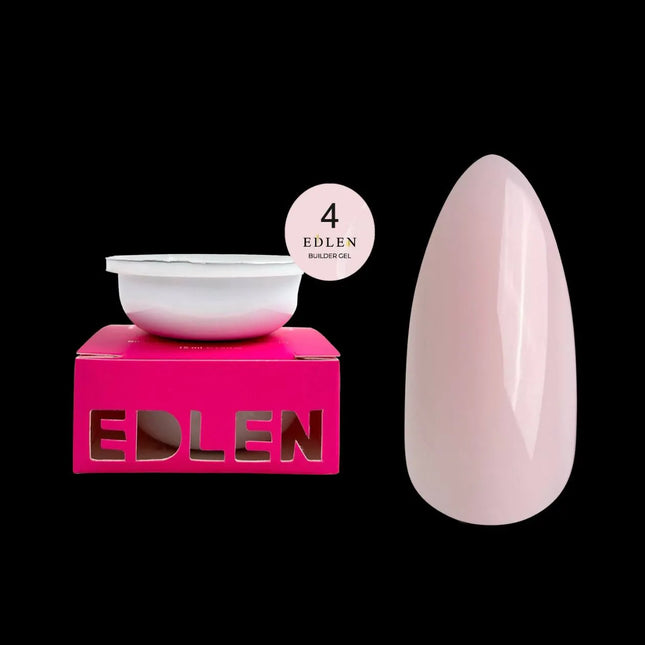 Gel de construcție Edlen №04 Reumplere „Nude” Roz natural 30ml