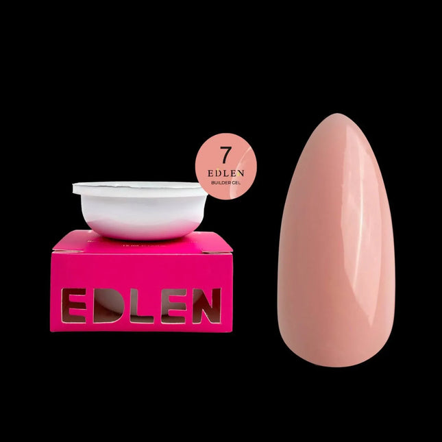 Gel de construcție Edlen №07 Reumplere "Nude" Piersică 30ml