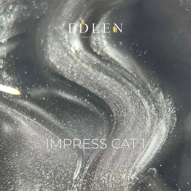Edlen Cat Eye Impress Nr. 1 Argintiu 9ml