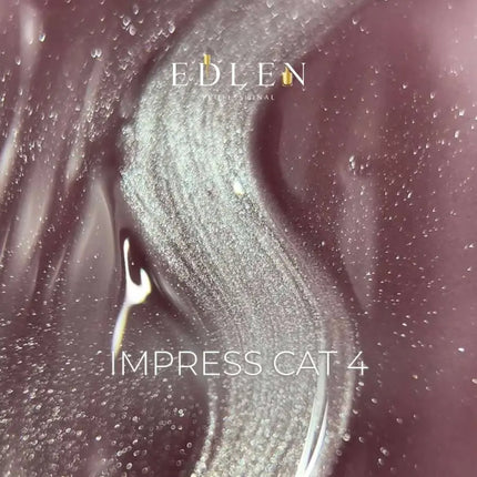 Edlen Cat Eye Impress Nr. 4 Roz pal 9 ml