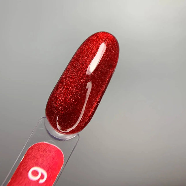 Edlen Cat Eye Impress №9 Roșu, 9 ml