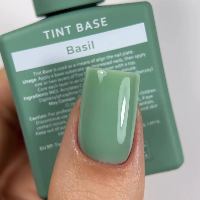 Cover Tint Base Color Basil „Verde gri” 15 ml HEYLOVE