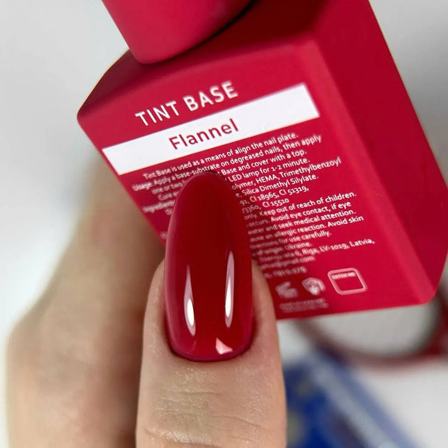 Cover Tint Base Color Flanel "Bright red" 15 ml HEYLOVE