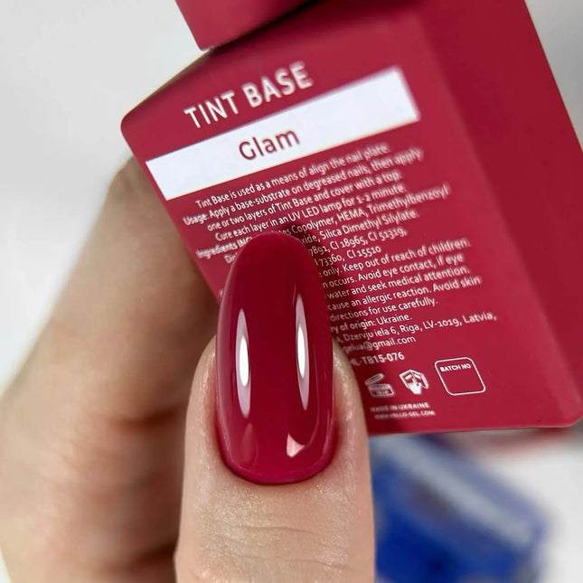 Cover Tint Base Color Glam "Pinkish red" 15 ml HEYLOVE