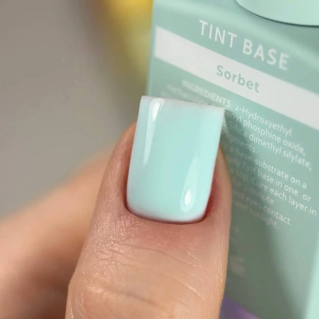 Cover Tint Base Color Sorbet „Mentă deschisă” 15 ml HEYLOVE