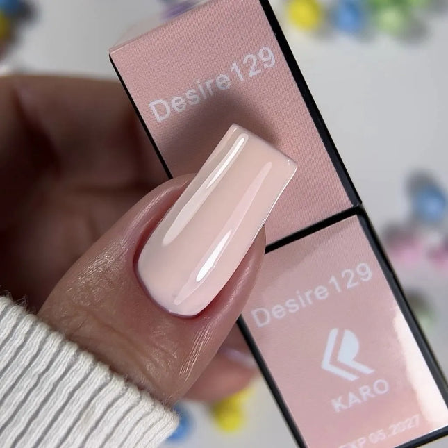 Lac de unghii Gel Desire 129 Roz bebeluș 8ml KARO