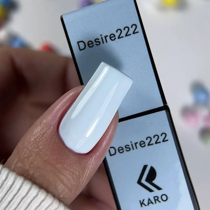 Lac de unghii gel Desire 222 Albastru deschis 8ml KARO
