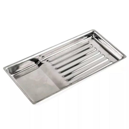 Tavă metalică dreptunghiulară pentru instrumente, pentru 7 instrumente
