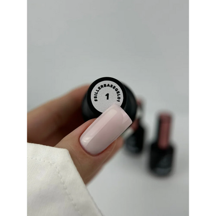 Base BaseGEL №1 15 мл (with brush) Siller - Bottle gel