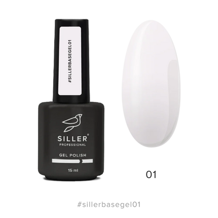Base BaseGEL №1 15 мл (with brush) Siller - Bottle gel