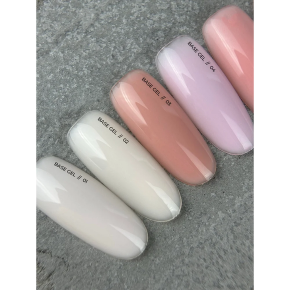 Base BaseGEL №3 15 мл (with brush) Siller - Bottle gel
