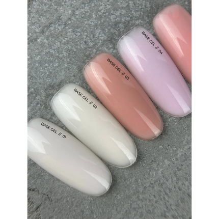 Base BaseGEL №4 15 мл (with brush) Siller - Bottle gel