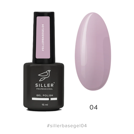 Base BaseGEL №4 15 мл (with brush) Siller - Bottle gel