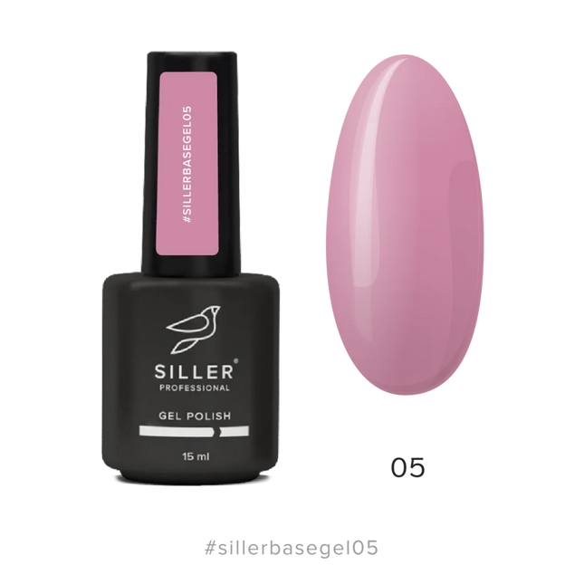 Base BaseGEL №5 15 мл (with brush) Siller - Bottle gel