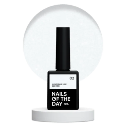 Base Cover milk shimmer №2 10 ml NAILSOFTHEDAY - Cover Base