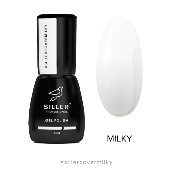 Base Cover MILKY 8 ml Siller - Cover Base