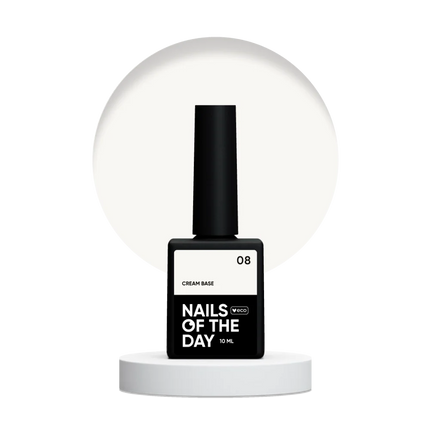 Base Cream №8 10ml NAILSOFTHEDAY - Color Base