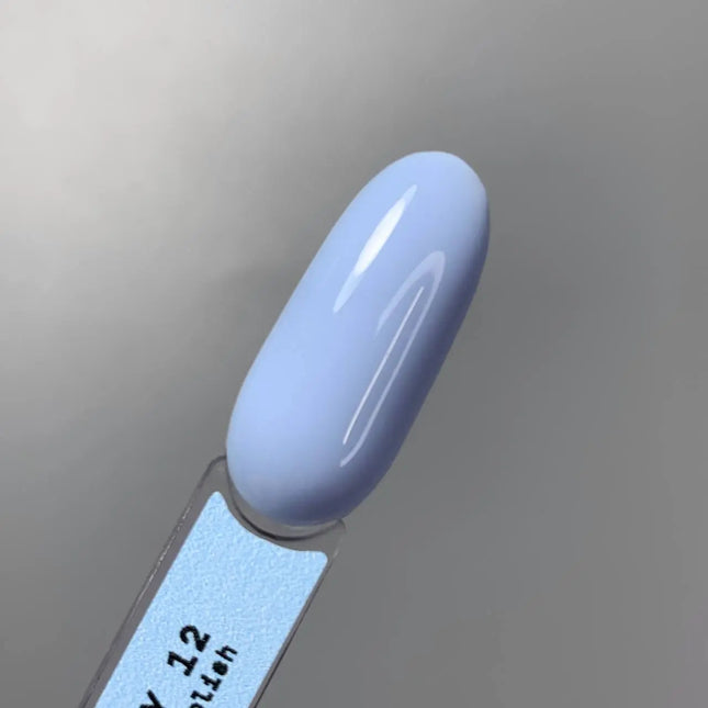 BIBLIOTEKA Lac de unghii gel №012 Sky 10ml - Culoare albastru delicat
