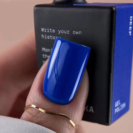 BIBLIOTEKA Gel Polish №031 Deep 10ml - Blue neon color