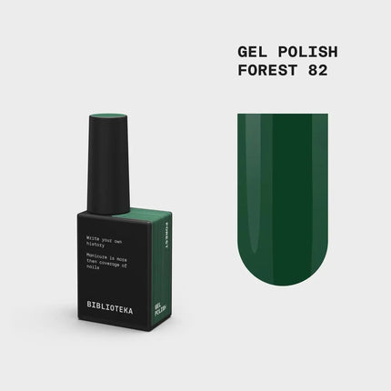 Ojă-gel BIBLIOTEKA №082 Forest 10ml - Verde