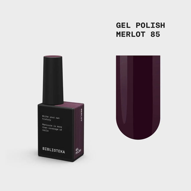 BIBLIOTEKA Gel Polish №085 Merlot 10ml - Ruby
