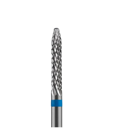 Freză conică din carbură pentru unghii „Cone” 2mm albastră 31123M