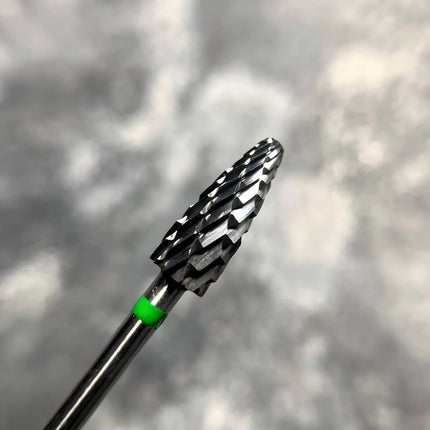 Freză de unghii din carbură „Porumb” 5mm Verde H707cK Nisima