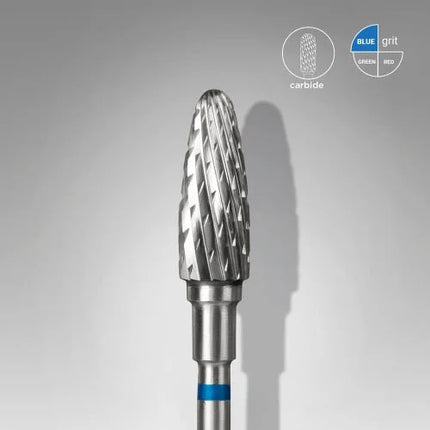 Carbide nail drill bit “Corn” 5*13 Blue Staleks - Carbide nail drill bits
