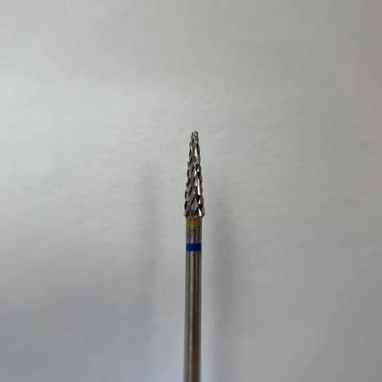 Carbide nail drill bit ’Mini Cone” 3*12 Blue - Carbide nail drill bits