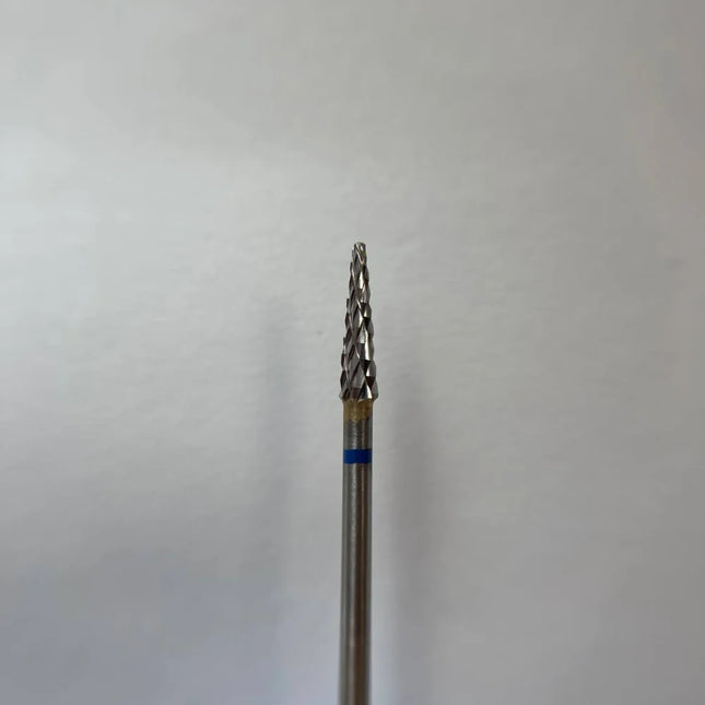 Carbide nail drill bit ’Mini Cone” 3*12 Blue - Carbide nail drill bits