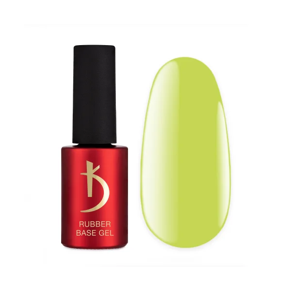 Color Rubber Base Gel Jelly Green 7 ml. Kodi Professional - Color Base