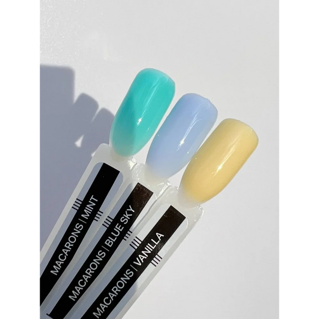 Color Rubber Base Gel Macarons Mint 7 ml. Kodi Professional - Color Base