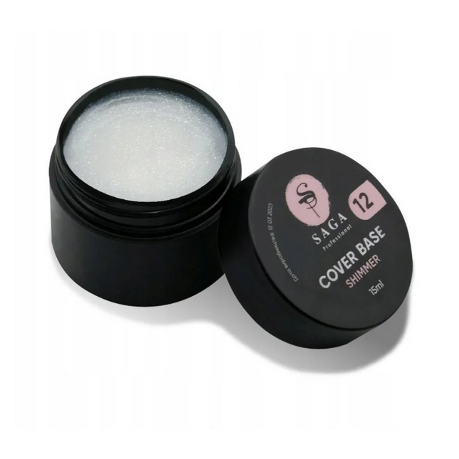 Cover Shimmer Base №12 15 ml Saga Professional - Color Base