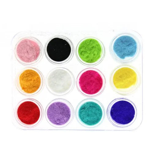 Decorative Nails (Velvet) 12pcs - Decor for nail