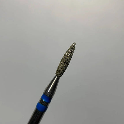 Diamond nail drill bit „Flame” 1.8mm Albastru Premium