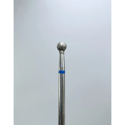 Diamond nail drill bit “Ball” 3.5 mm Blue - Diamond nail drill bits