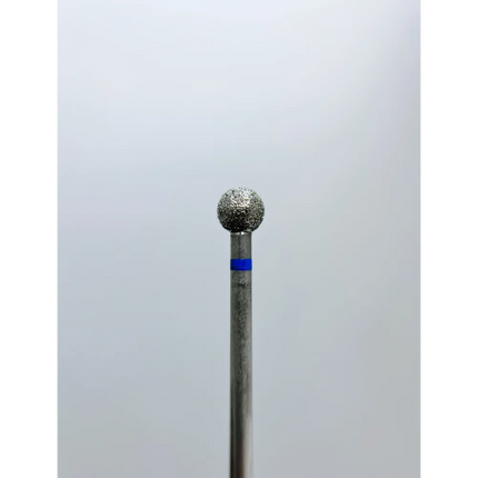 Diamond nail drill bit “Ball” 5.0 mm Blue - Diamond nail drill bits