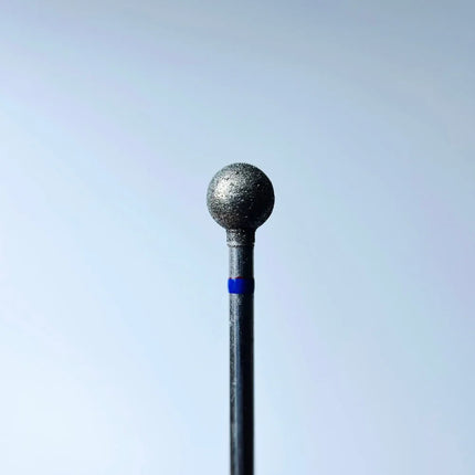 Diamond nail drill bit “Ball” 6.0 mm Blue - Diamond nail drill bits