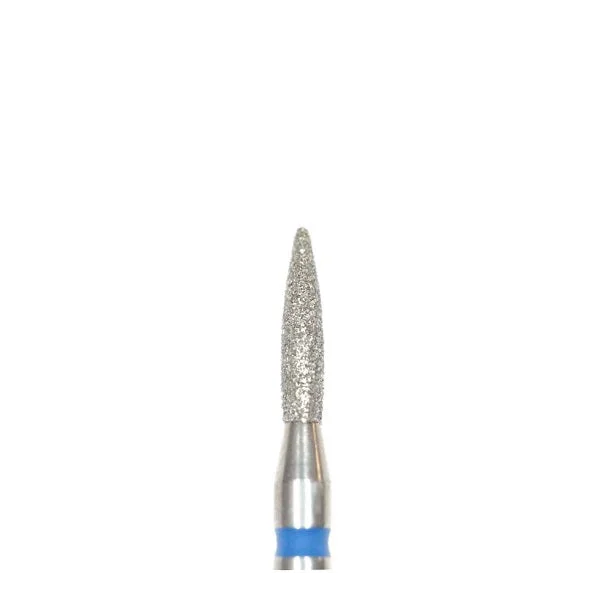 Diamond nail drill bit “Candle” 2*8.7 mm Blue - Diamond nail drill bits