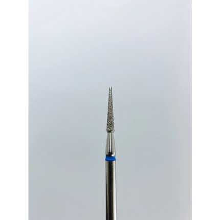 Diamond nail drill bit “Needle” 1.5*10 mm Blue - Diamond nail drill bits