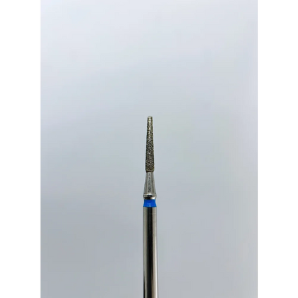 Diamond nail drill bit “Needle” 1.6*10 mm Blue - Diamond nail drill bits