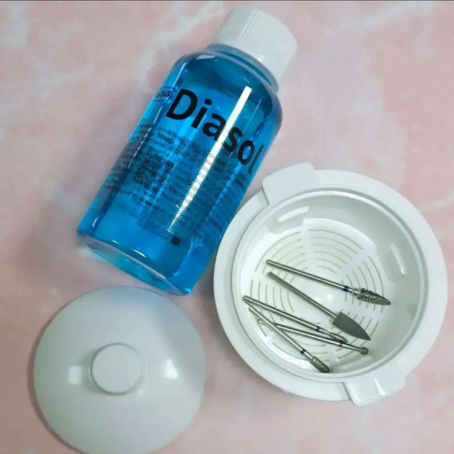 Soluție de curățare Diasol pentru burghie de unghii și dentare din diamant, 125g