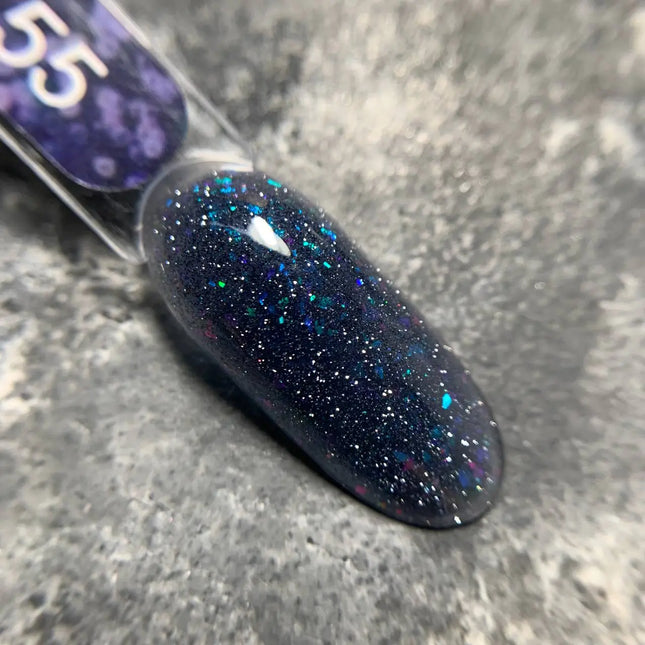 Edlen Cover Base Flash №55 Afine cu folie holografică 9ml