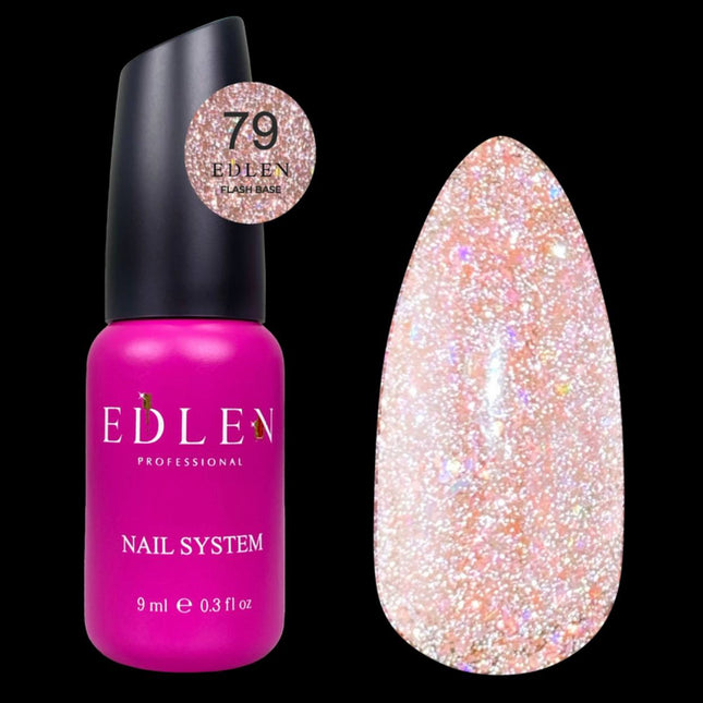 Edlen Cover Base Flash №79 Ancient Cooper cu folie 9ml