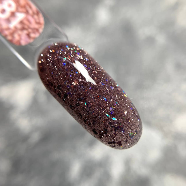 Edlen Cover Base Flash №81 Brown Stone cu folie 9ml