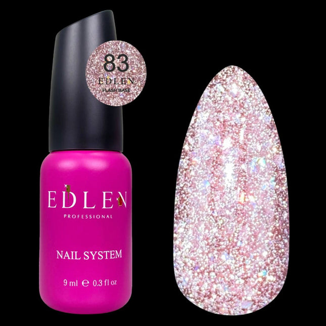 Edlen Cover Base Flash №83 Terra Rosa cu folie 9ml