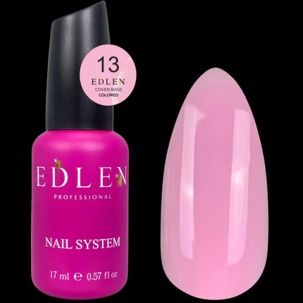 Edlen Cover Base Colorat №13 Flamingo Roz 17ml